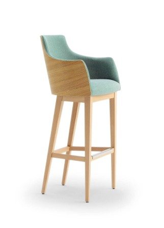 Albert One Arm ST — contract low stool by Inngrain Furniture