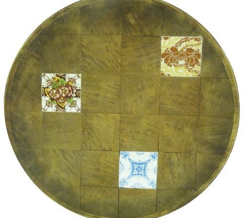 Tile Inlay — contract table top by Inngrain Furniture